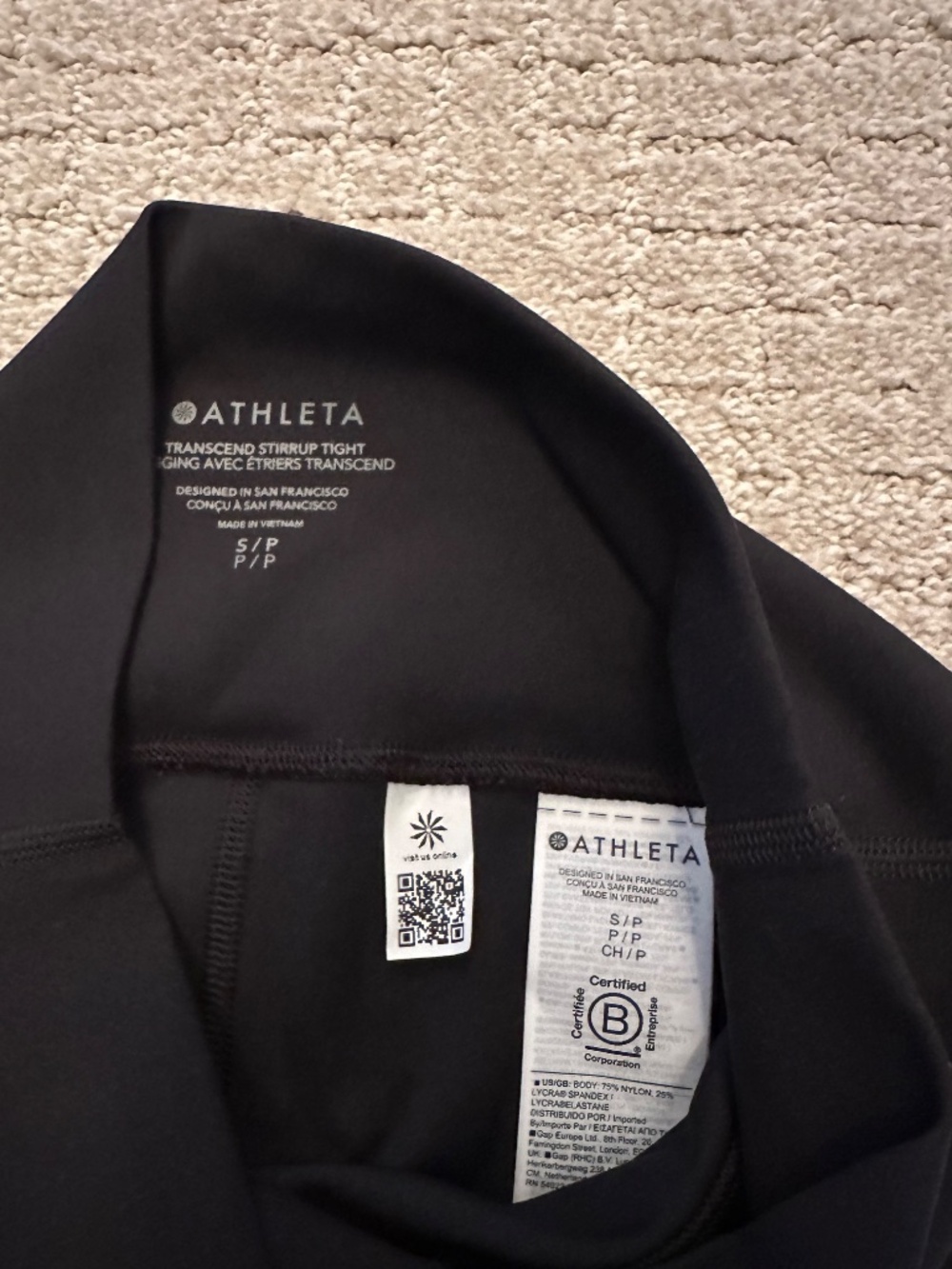 ATHLETA Transcend Stirrup Tight Legging NWT! - Picture 5 of 7